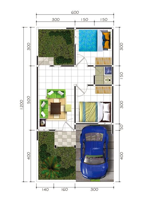 Layout Tipe 40
